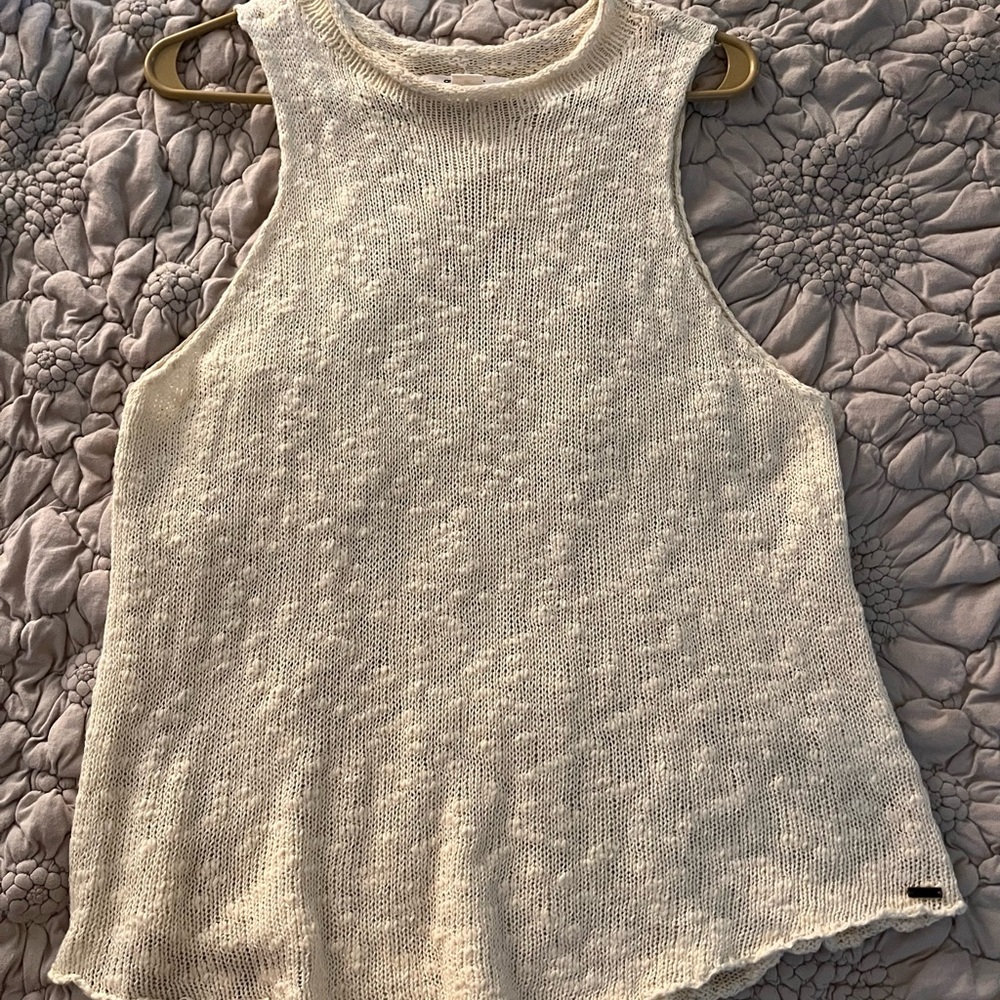 O'Neill Cream Sleeveless Knit Top
